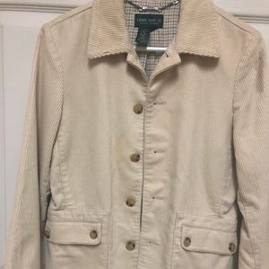 Ralph Lauren Flannel lined leather elbow S